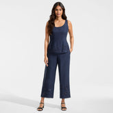 Women's Linen Embroidered Pants