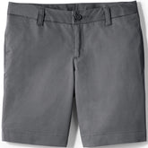 School Uniform Girls Plain Front Blend Chino Shorts