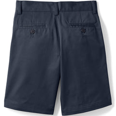 Boys Husky Plain Front Blend Chino Shorts