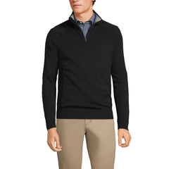 School Uniform Unisex Cotton Modal Quarter Zip Sweater