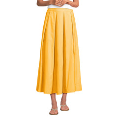 Women's Poplin Godet Maxi Skirt - Set Bottom