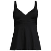 Women's D-Cup Sweetheart Belted Flutter Tankini