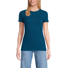 Women's Petite Micro Rib T-Shirt