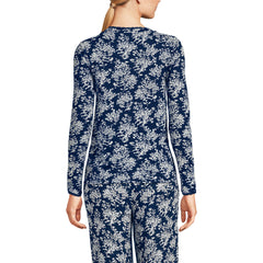 Women's Petite Pointelle Long Sleeve Sleep Cardigan