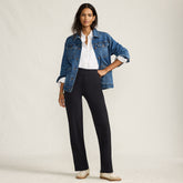 Petite Starfish Mid Rise Straight Leg Pants
