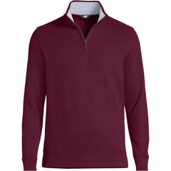 School Uniform Men's Big French Rib Quarter Zip Pullover Shirt