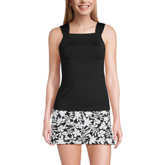 Women's Cap Sleeve High Neck Tankini Swimsuit Top