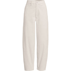 Women's Corduroy High Rise Barrel Leg Ankle Pants