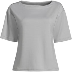 Women's Plus Size Ponte Elbow Sleeve Shirt