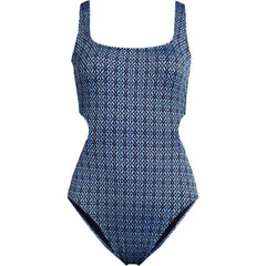 Women's Scoop Neck Open Back Monokini One Piece