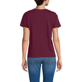School Uniform Women's Supima Jersey Short Sleeve Relaxed Tee Shirt