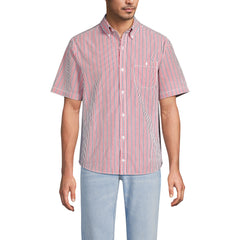 Men's Tall Short Sleeve Seersucker Shirt
