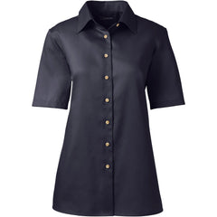 Women's Plus Size Short Sleeve Performance Twill Shirt