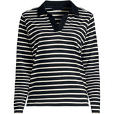 Women's Long Sleeve Mariner Johnny Collar Polo