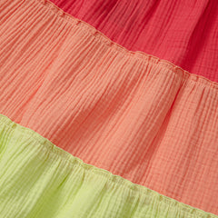 Girls Woven Tiered Dress