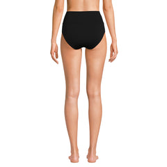 Women's Petite Pinchless High Waisted Bikini Bottoms