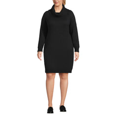Women's Plus Size Cozy Lofty Cowl Neck Sweater Dress