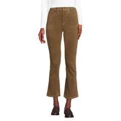 Women's High Rise Corduroy Kick Crop Pants