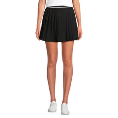 Women's Petite Active Woven Pleated Skorts