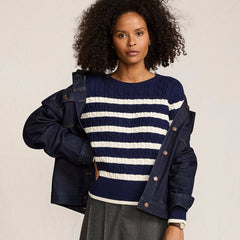 Women's Tall Drifter Modern Cable Crew Sweater