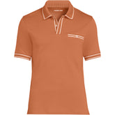 Men's Short Sleeve Tipped Welt Pocket Supima Polo