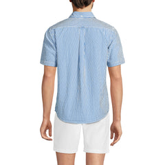 Men's Short Sleeve Seersucker Shirt