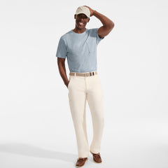Men's Tall Short Sleeve Cotton Linen Tee