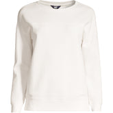 Women's Plus Size Long Sleeve Waffle Crewneck Top
