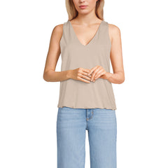 Women's Lightweight Jersey Blouson Vneck Tank