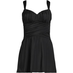 Women's Slender Lite Sweetheart Shirred Swim Dress