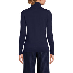 Women's Cotton Modal Long Sleeve Turtleneck Sweater