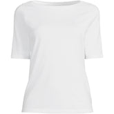 Women's Supima Boatneck Top