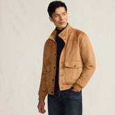 Men's Faux Suede Jacket