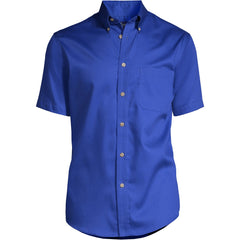 School Uniform Men's Big Short Sleeve Performance Twill Shirt