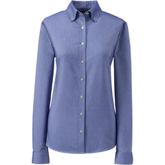 School Uniform Women's Long Sleeve Oxford Dress Shirt