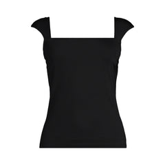 Women's D-Cup Square Neck Underwire Tankini Top