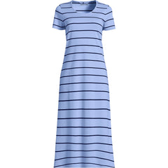 Women's Tall Cotton Short Sleeve Midcalf Nightgown