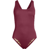 Women's Tugless X-Back One Piece Swimsuit