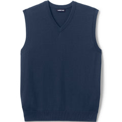 School Uniform Men's Cotton Modal Fine Gauge Sweater Vest
