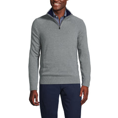 School Uniform Unisex Big Cotton Modal Quarter Zip Sweater