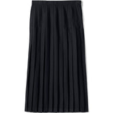 Girls Solid Pleated Skirt Ankle Length