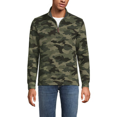 Men's Tall Bedford Rib Casual Quarter Zip Pullover Sweater