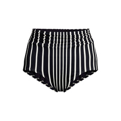 Women's Ruched High Waisted Full Coverage Bikini Bottoms