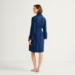 Women's Petite Cotton Terry Knee Length Spa Bath Robe
