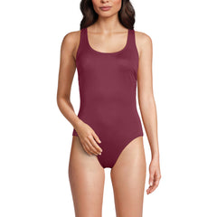Women's Long Torso Tugless X-Back One Piece Swimsuit