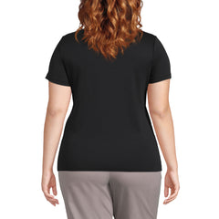 Women's Plus Size Supima Cotton Polo Shirt