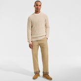 Men's Knockabout Comfort Waist Easy Classic Fit Flannel Lined Chino Pant