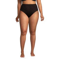 Women's Plus Size Cheeky High Waisted Bikini Bottoms