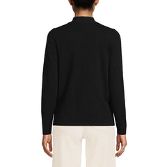 Women's Petite Cashmere Long Sleeve Wrap Sweater