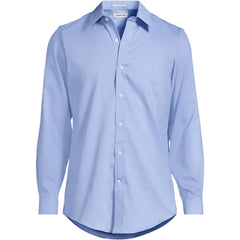 Men's Long Sleeve No Iron Pinpoint Stay Collar Dress Shirt